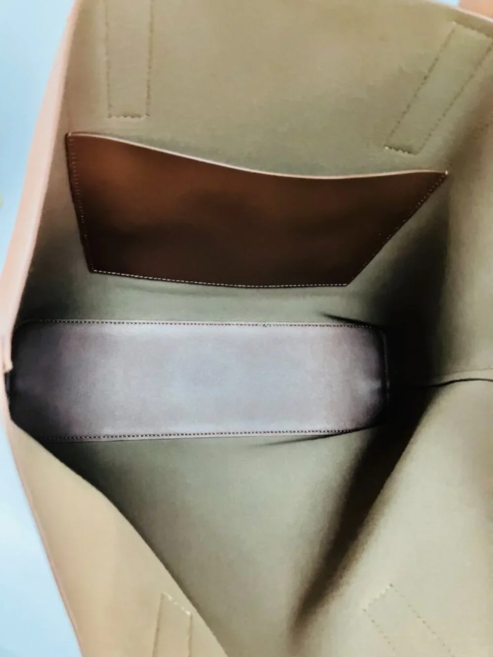Everlane Tote Bag Brown Leather Handbag For Women
